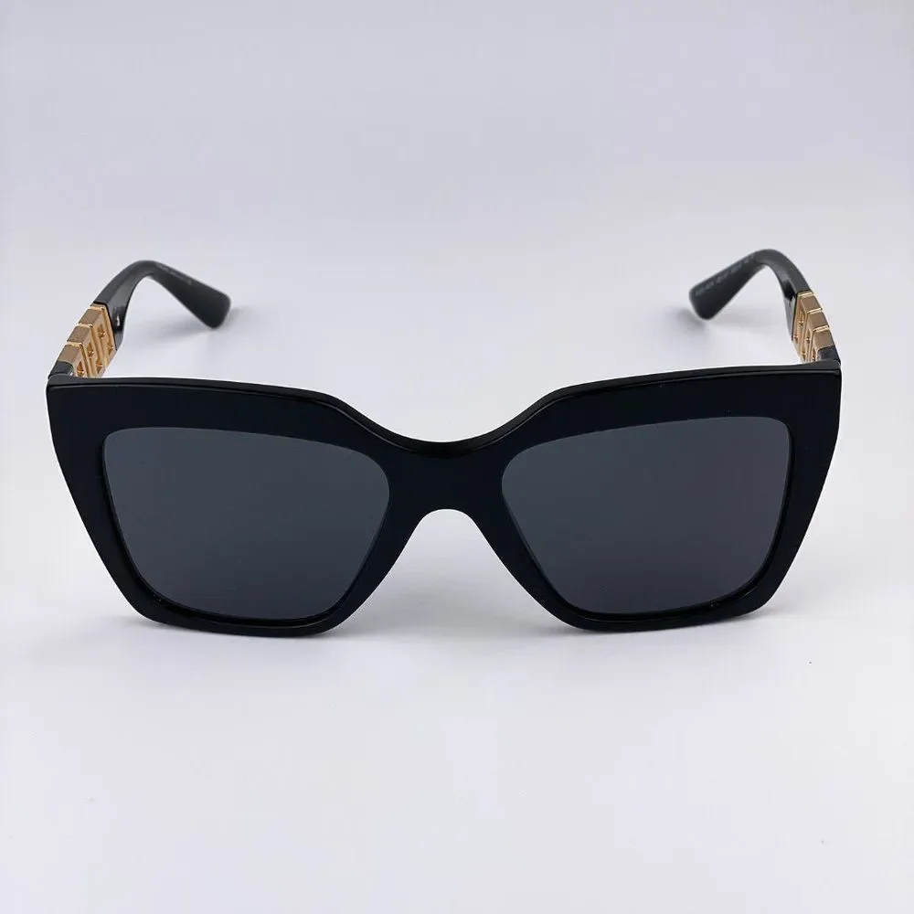 Versace VE4418 GB1/87 Sunglasses Black Gray Square Women - Picture 4 of 10